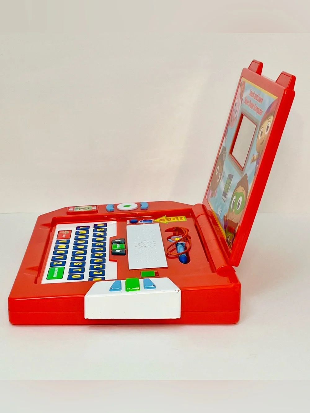RARE Super Why! Touch and Learn Super Duper Computer Laptop WITH STYLUS HTF